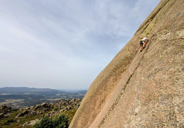 Getting slabbed around in La Pedriza